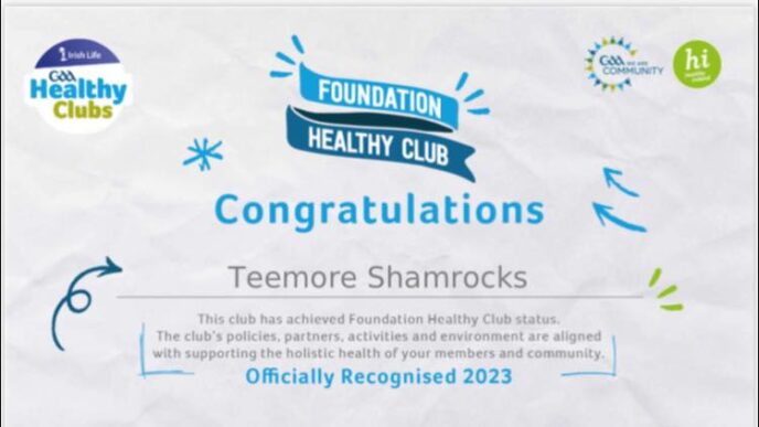 Official Healthy Club Recognition